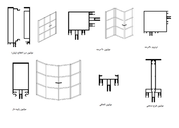 دیتیل کرتین وال