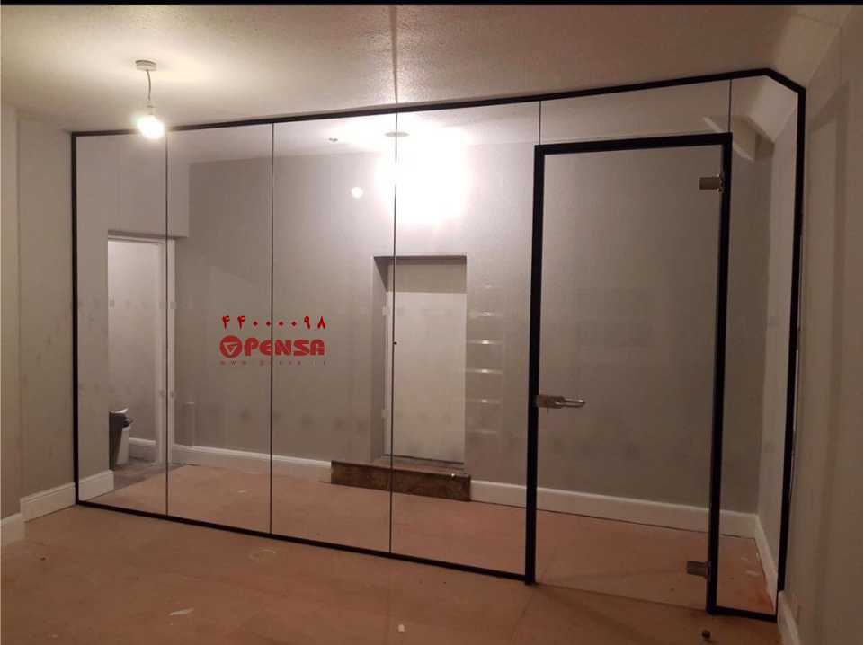 پارتیشن شیشه ای  سکوریت برای منزل