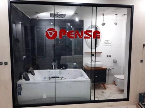 درب مستر شیشه ای