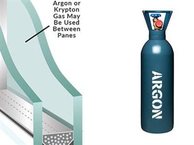 روش تست گاز آرگون شیشه دو جداره